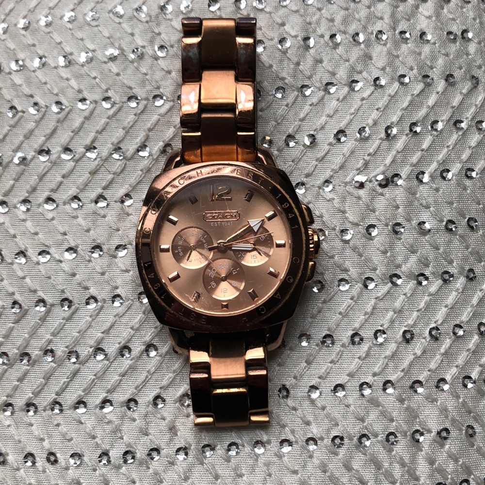 Coach Rose Gold Watch